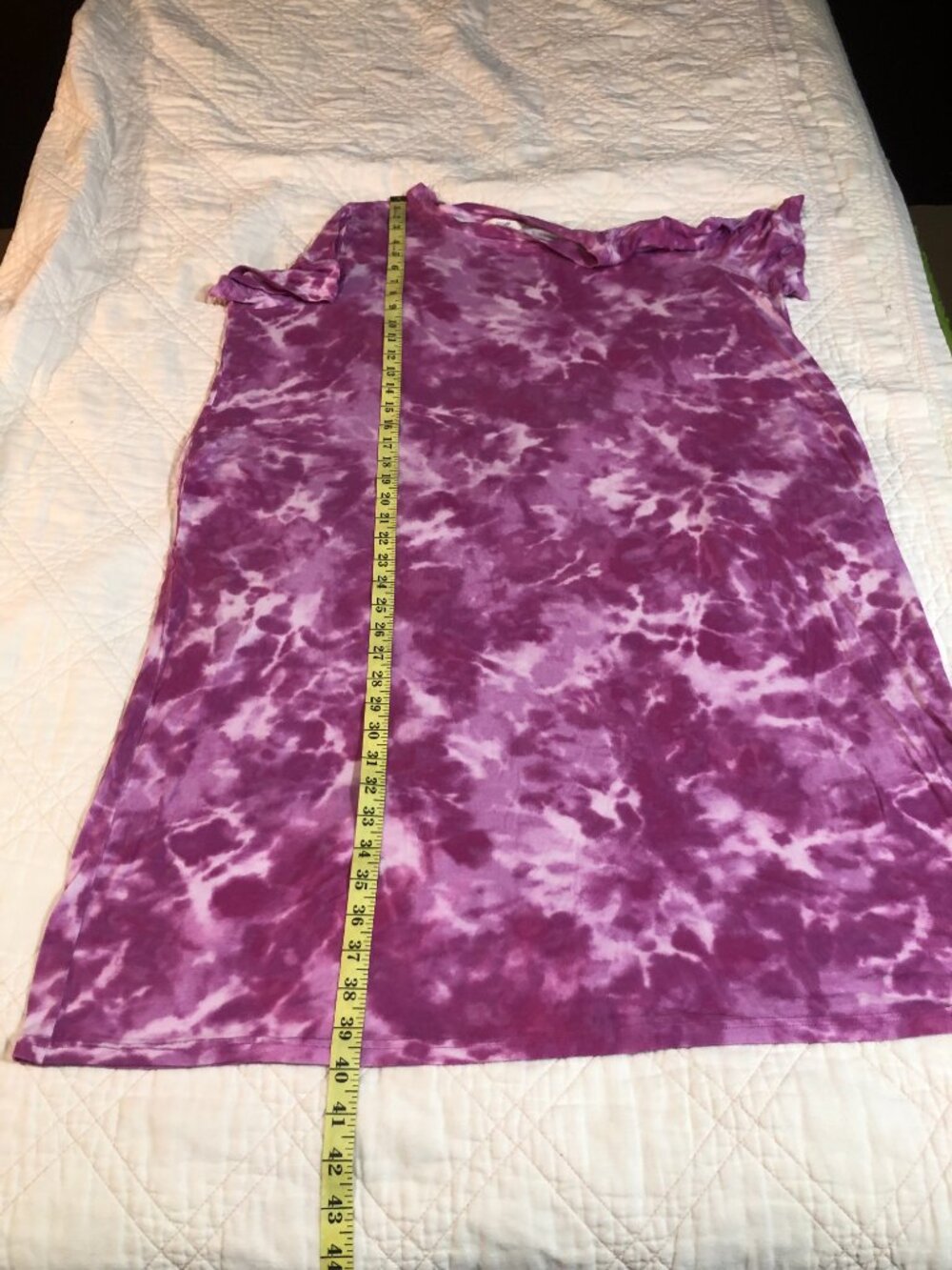 Terra & Sky Women’s Mumu Pink Tie Dyed Dress, Size 1X - Picture 10 of 12